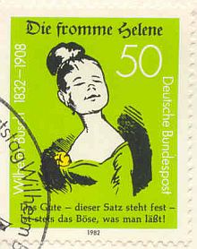 Briefmarke: Die fromme Helene